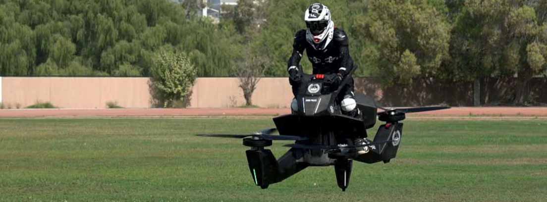 Motos voladoras para la policía de Dubái