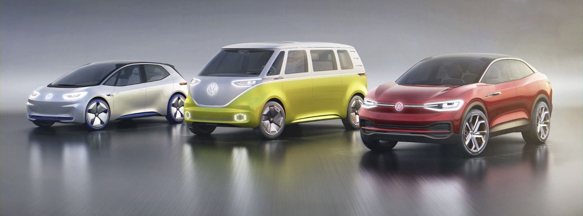 Los Coches eléctricos de la marca Volkswagen