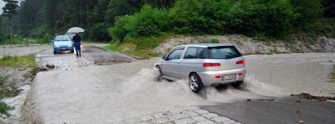 Cómo actuar ante un torrente de agua