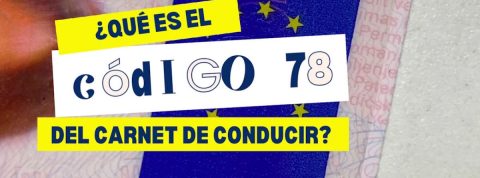 ¿Qué es el código 78 del carnet de conducir?