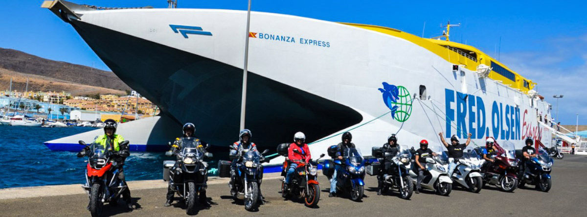Transportar moto a Canarias