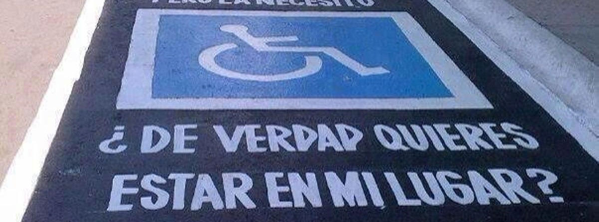 La multa por aparcar en una plaza PMR