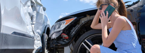 ¿Qué hacer en caso de accidente de coche?