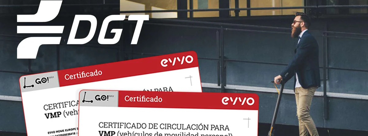 Certificado patinete eléctrico dgt