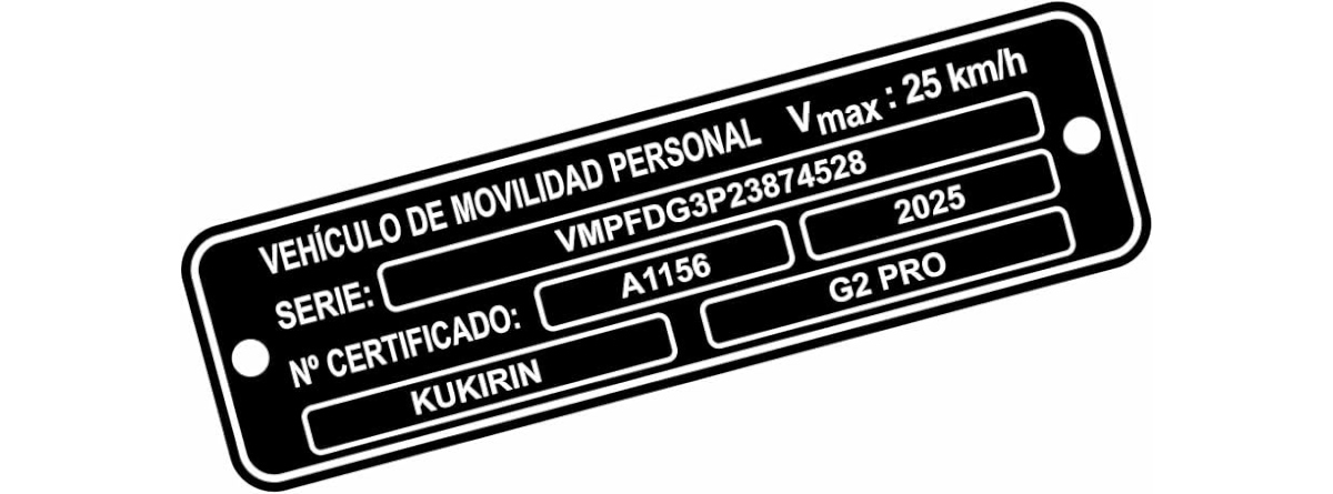 Certificado de circulación para patinetes eléctricos 