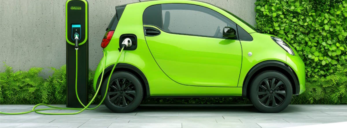 coche electrico enchufado