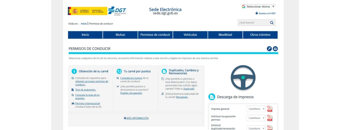 información de la dgt sobre el cambio de color de coche